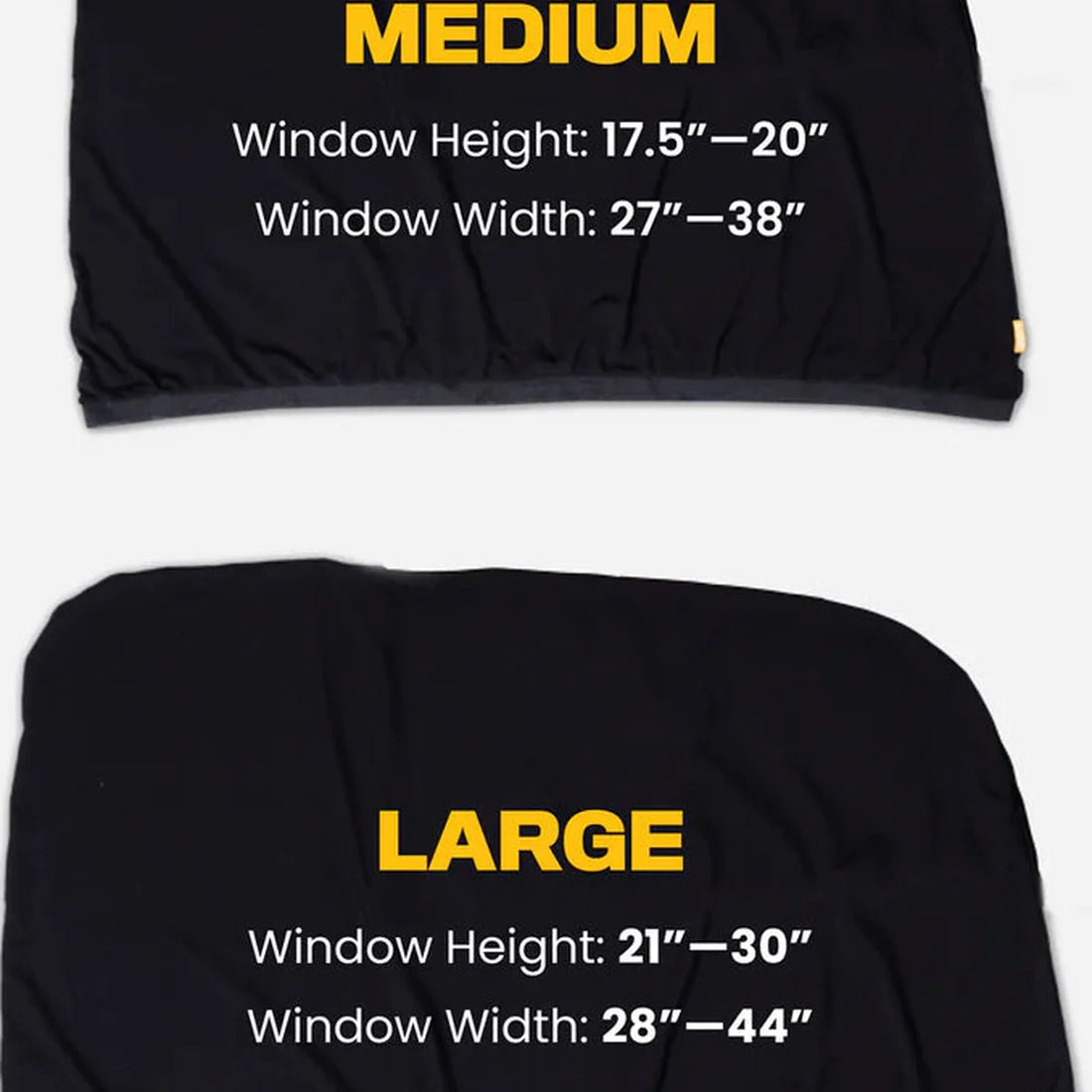 Luno mesh window screens on a vehicle rear door, view 8