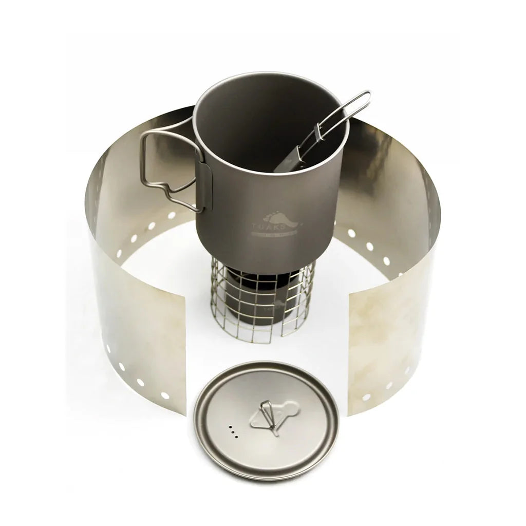 TOAKS Titanium Alcohol Stove System w/650ml Pot
