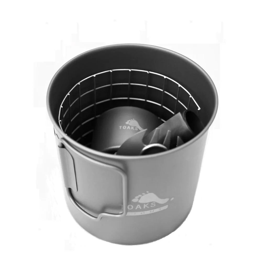 TOAKS Titanium Alcohol Stove System w/650ml Pot