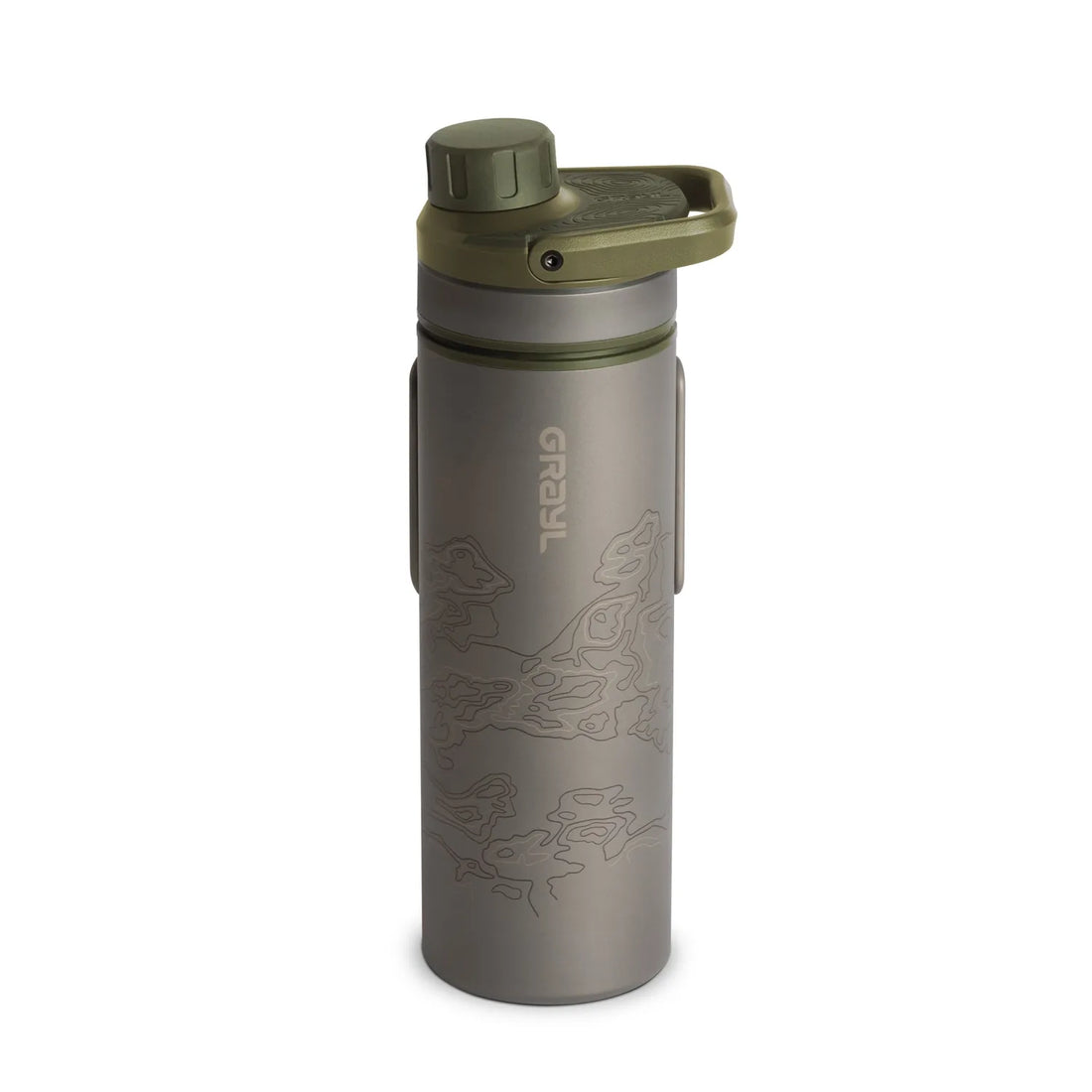 GRAYL 16.9oz UltraPress Ti Purifier in Olive Drab