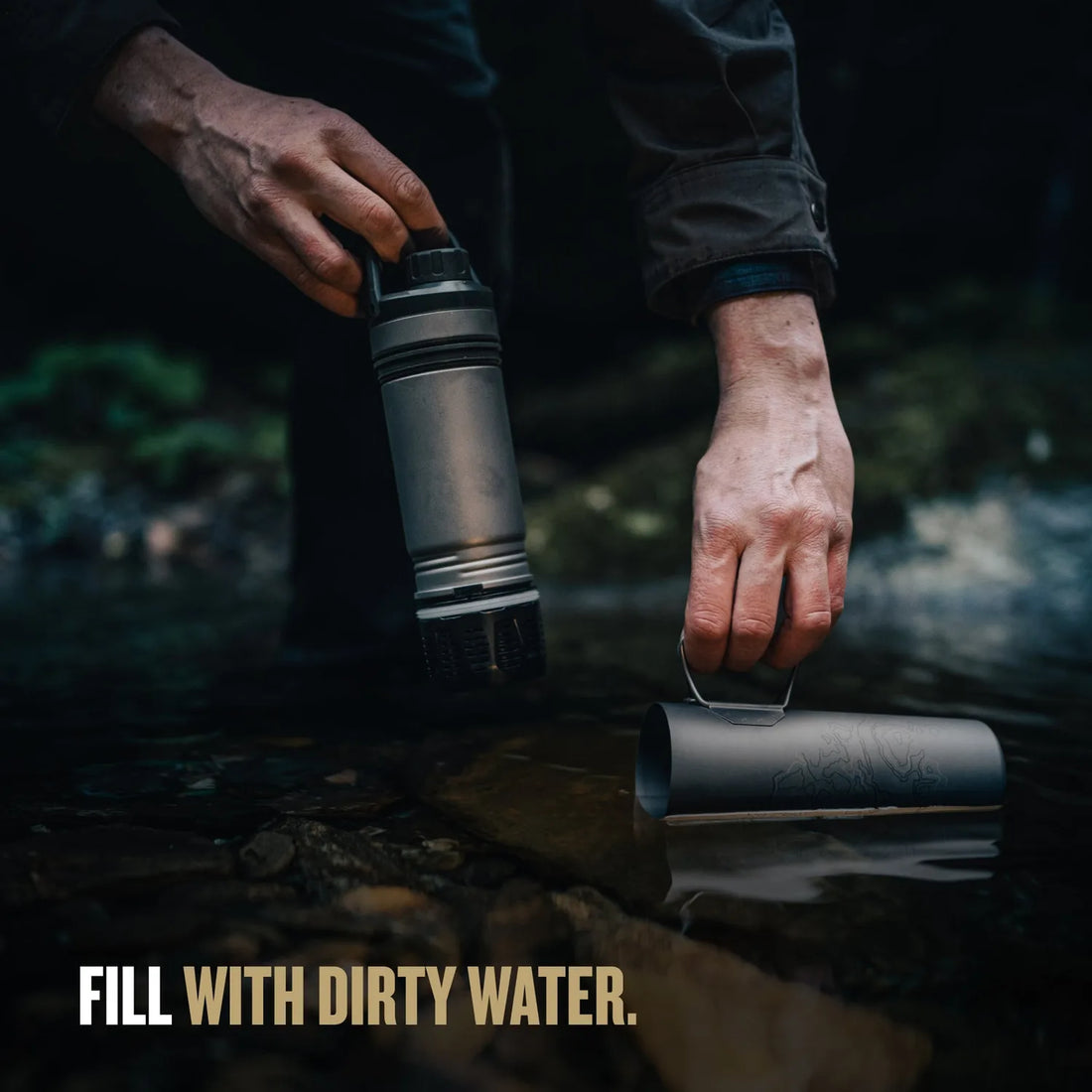 Filling the UltraPress Ti from a water source