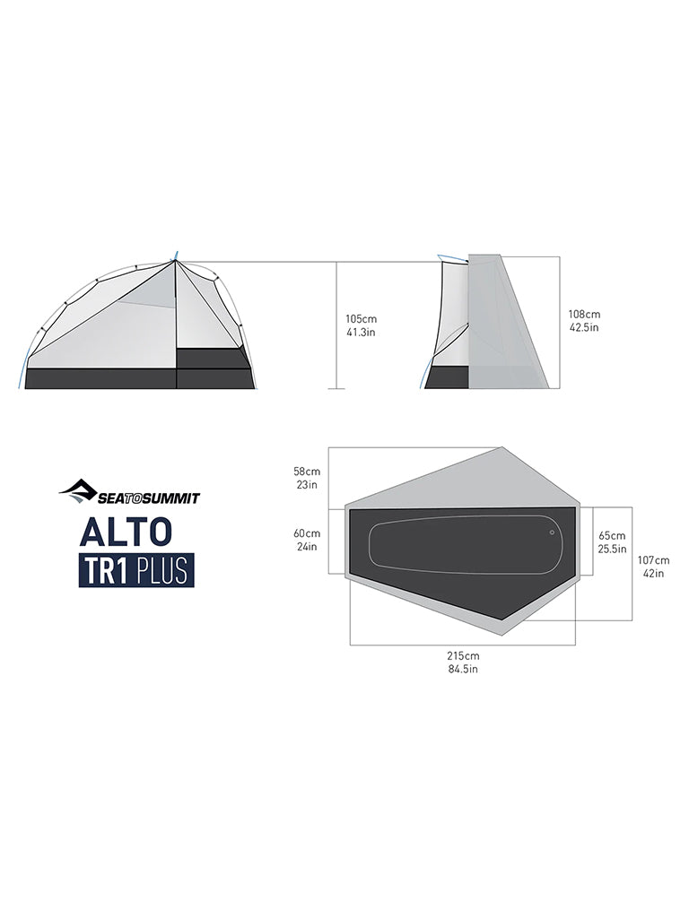 alto tent Sea to Summit Alto TR1 Plus 1 Person Tent