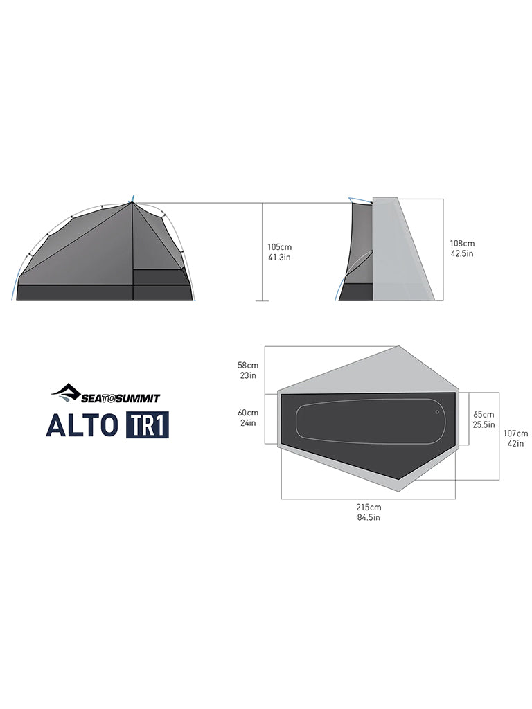 ultralight one person tent Sea To Summit Alto TR1 Ultralight 1 Person Tent 1 Person