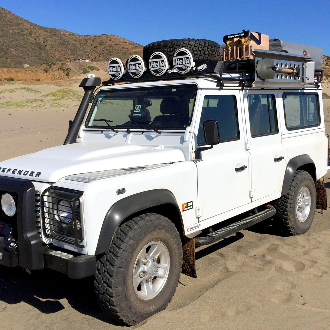 Land Rover Defender 110 Roof Rack | Adventure Rack - Gearlanders ...