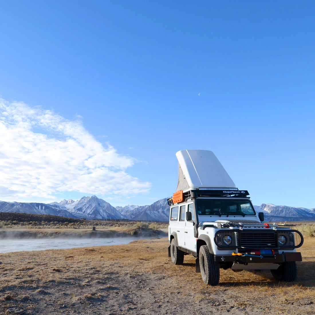 Land Rover Defender 110 Roof Rack with SPY Light System