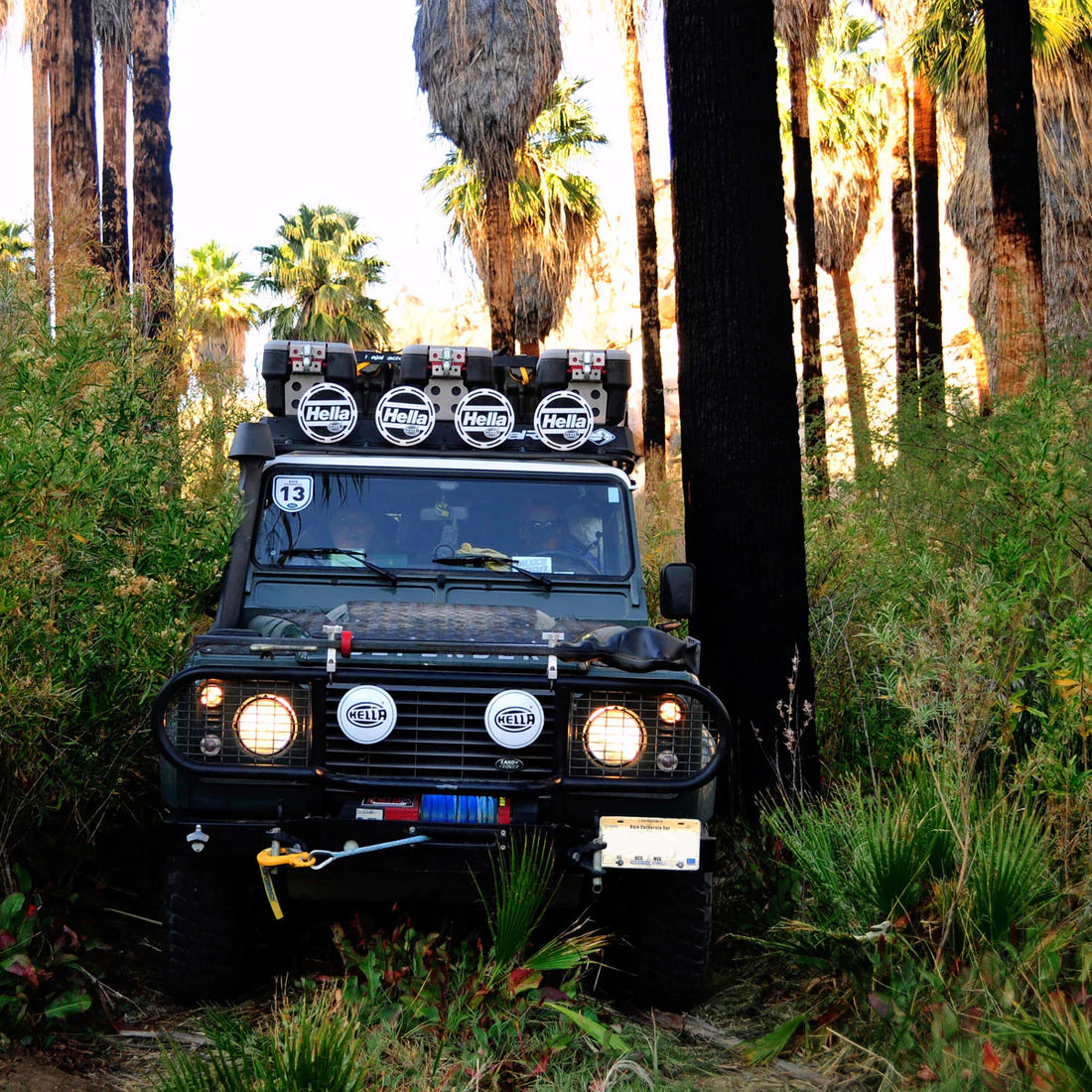 Land Rover Defender 110 Roof Rack with SPY Light System