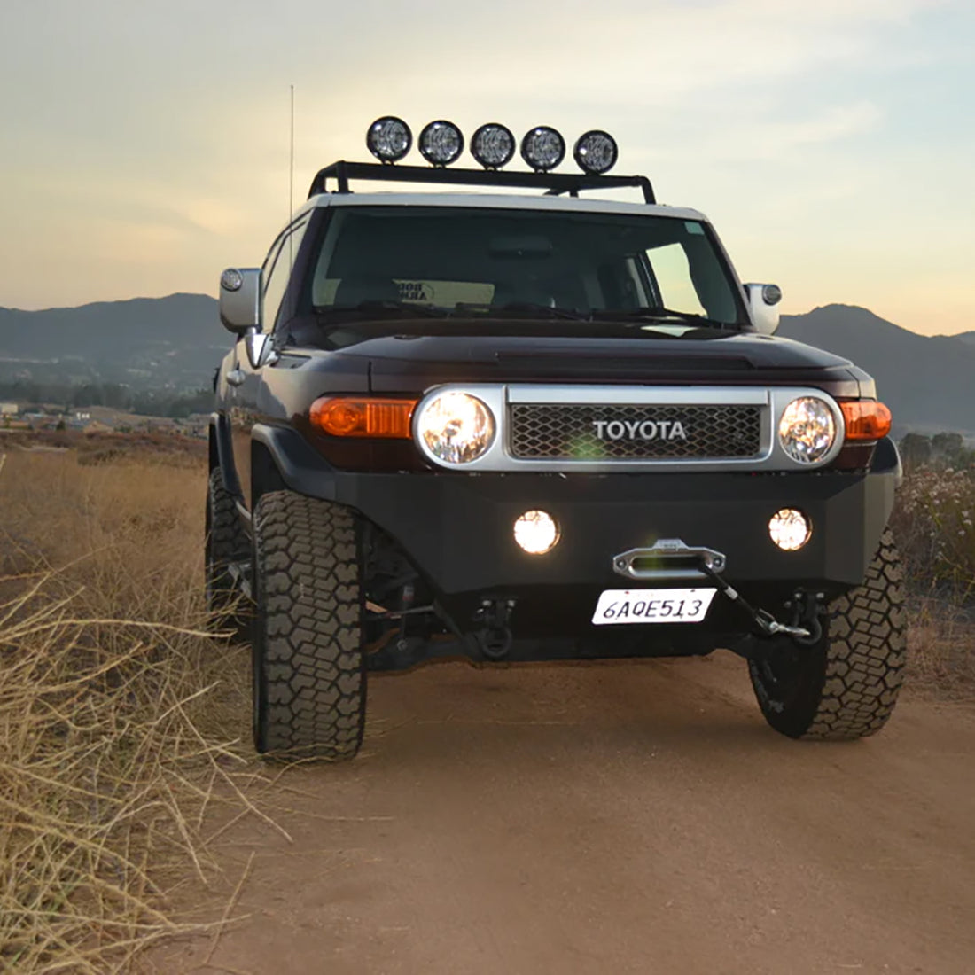 fj cruiser winch bumper