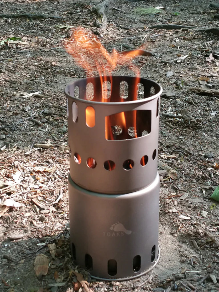 TOAKS Titanium Backpacking Wood Burning Stove