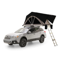 55" tent on roof of Subaru Outback