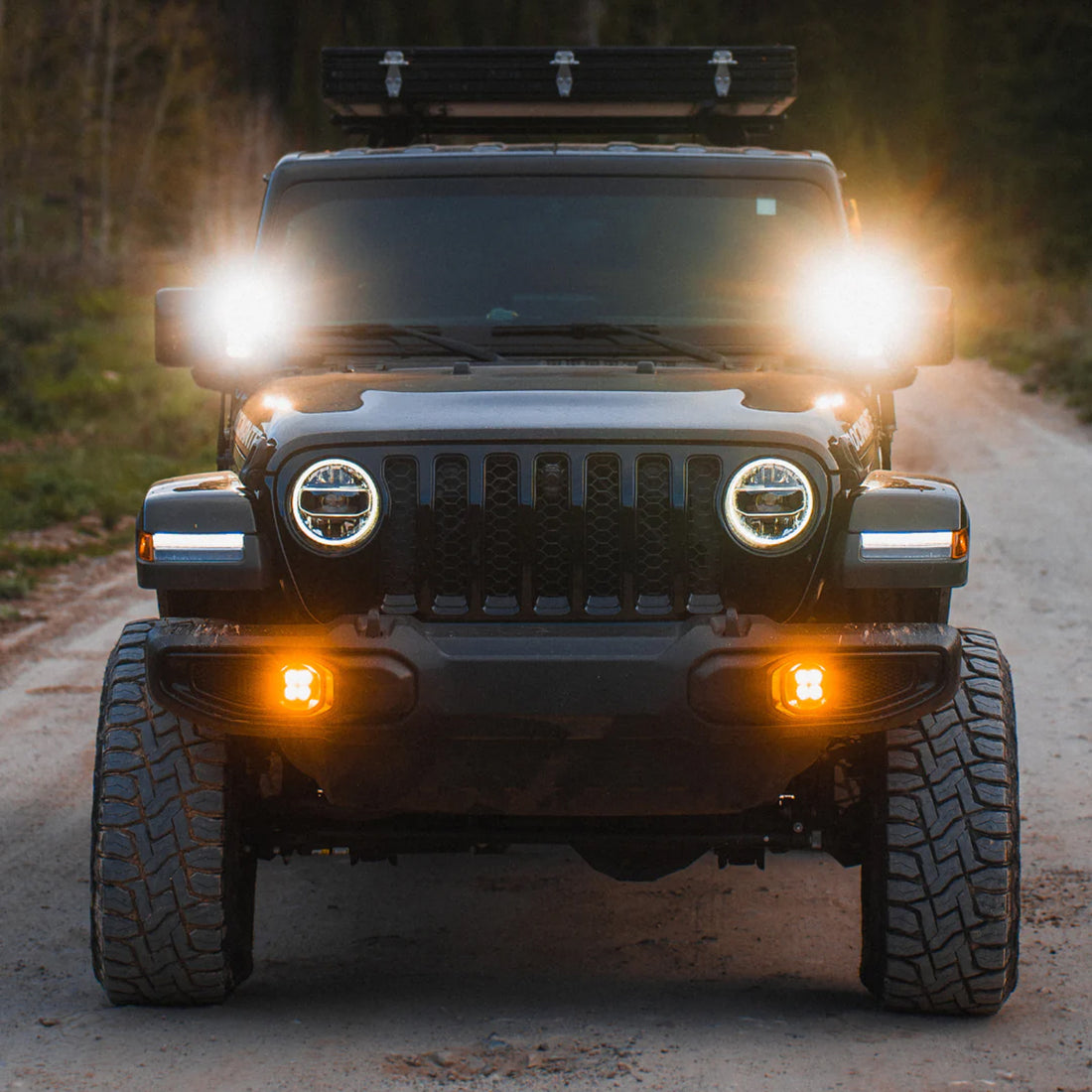 Jeep Gladiator Rubicon LED Fog Light Kit