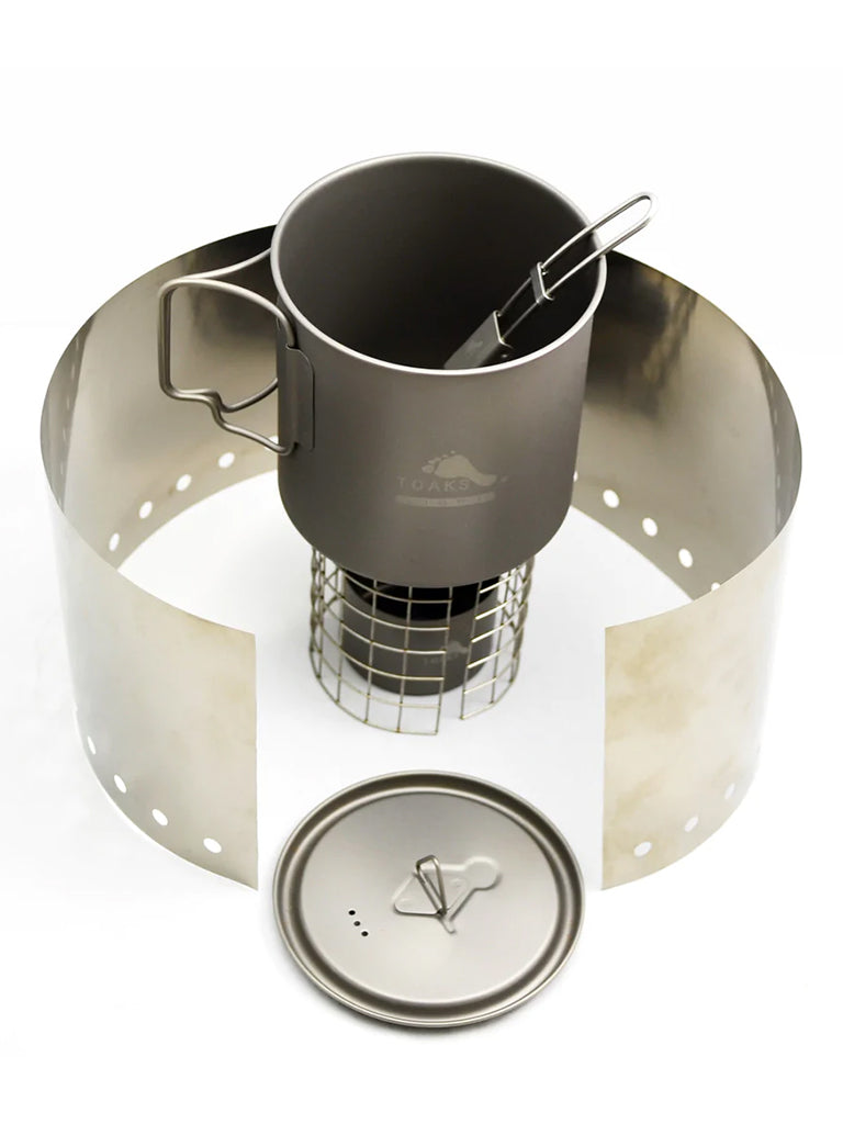 TOAKS Titanium Alcohol Stove System w/650ml Pot