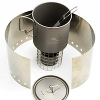 TOAKS Titanium Alcohol Stove System w/650ml Pot