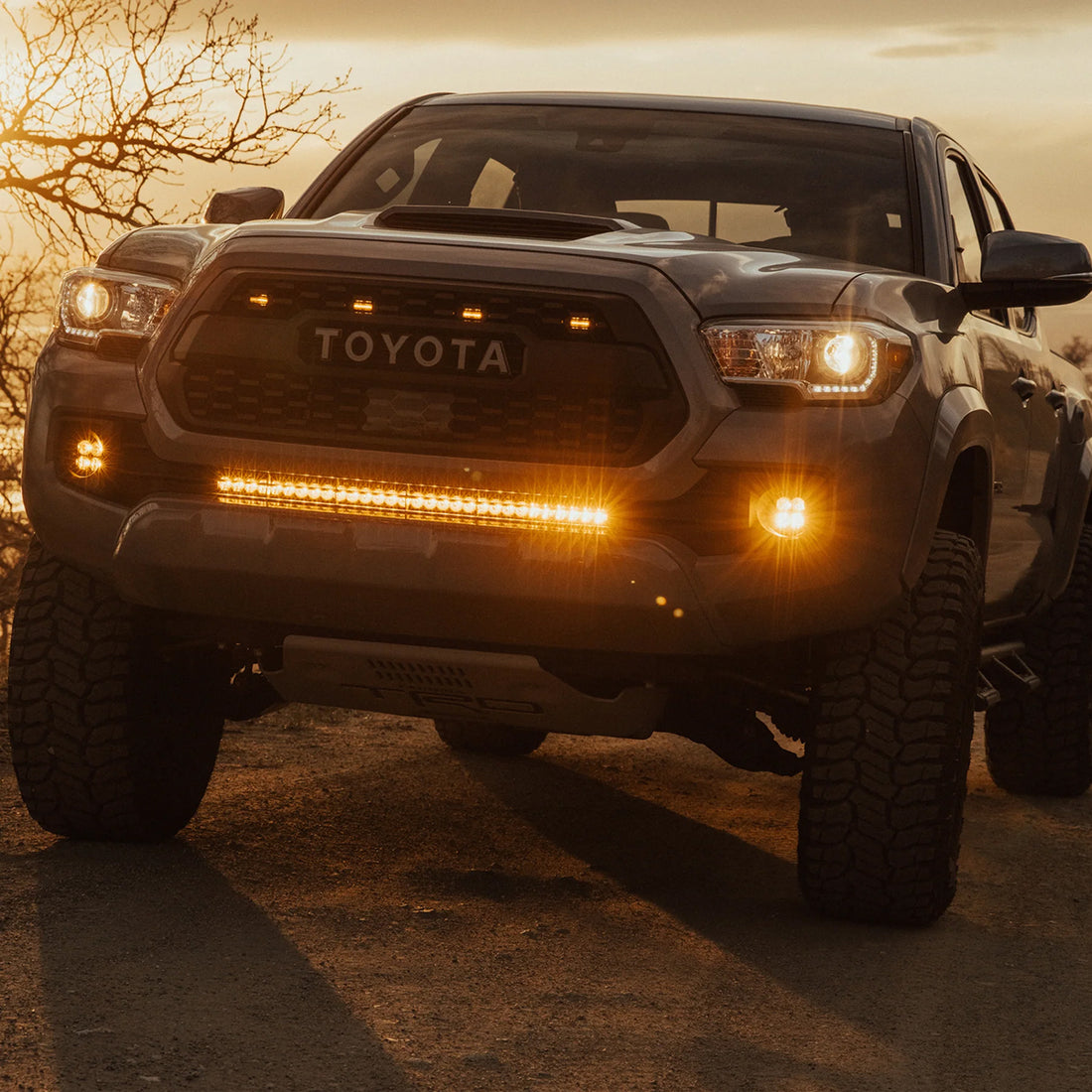 Tacoma 30" Light Bar (behind grille)